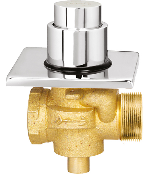 Metropole Flush Valve 40MM With Exposed Shut Off Provision & Square Plate (1.5