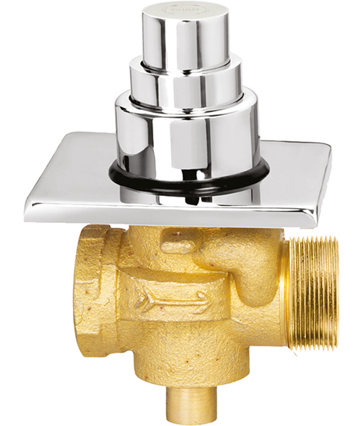 Dual Flow Metropole Flush Valve 32MM With Exposed Shut Off Provision & Square Plate (1.25